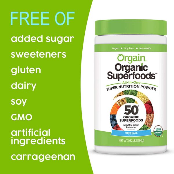 Organic Superfood - Free of ingredients