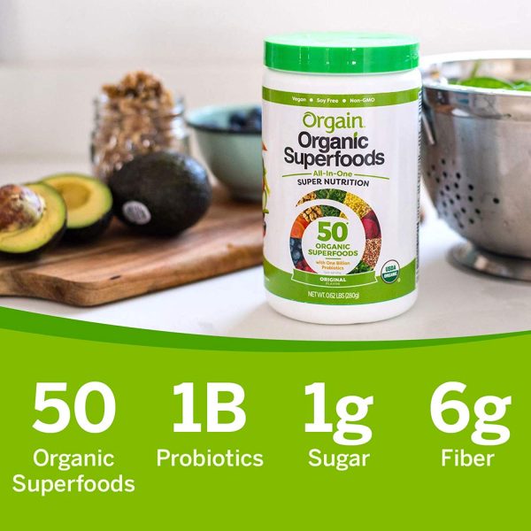 Organic Superfood -Front - Info